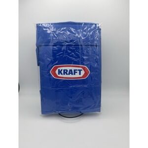 Vintage Kraft Insulated Lunch Bag Blue Brand New Made By Zagwear